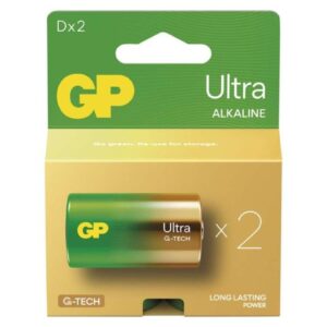 Baterie GP Ultra,LR20 D,2PP,blistr,2ks/bal
