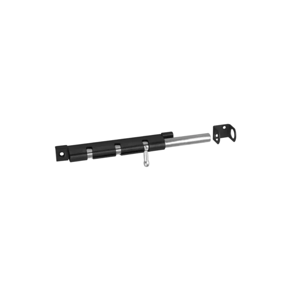 DOMAX Zástrč s kulatým jezdcem úzká 100x16mm černá