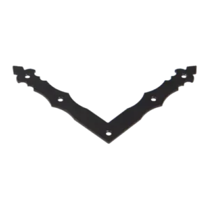 DOMAX Rohovník ozdobný černý 150x150x25x2,5mm