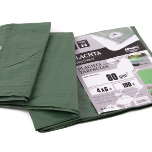 Plachta 4x6m ZELENÁ 80g VEN