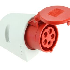 E-Zásuvka 32A/400V 4-pól.IP44 nás.