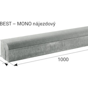 Best MONO nájezdový 1000x150x150 Přírodní