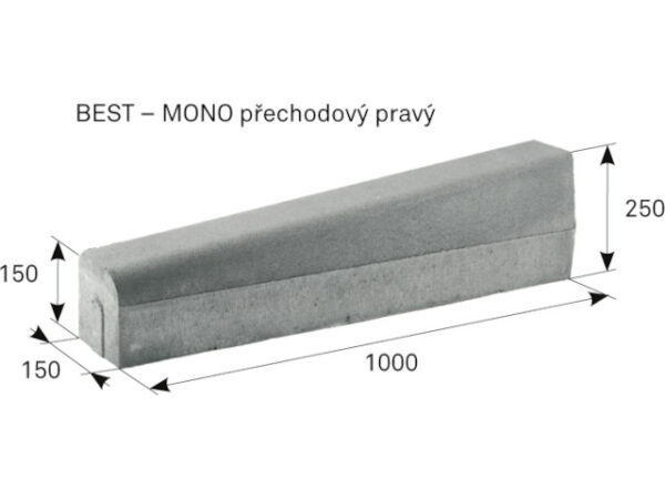 Best MONO přechodový P přírodní
