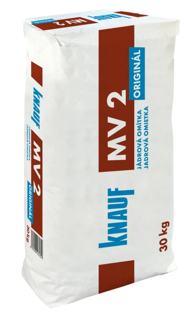 Malta omítková KNAUF MV2 hrubá 0-4mm 30kg 42ks/pal