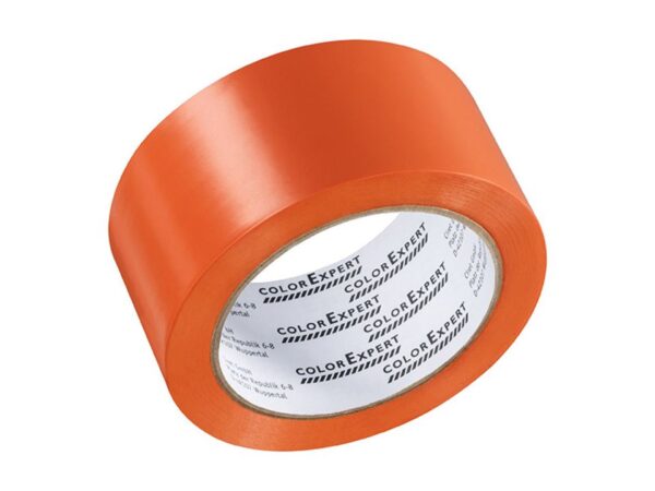 Páska lepicí UV,PVC oranžová 50mm/33m, lepidlo z přír.kaučuku, Ciret