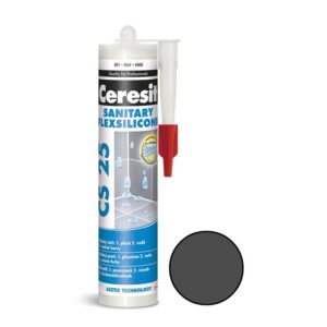 Silikon sanitár graphite CERESIT CS25 280ml
