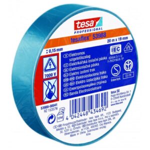 Páska elektroizolační PVC 53988, IEC, 10mx15mm, modrá