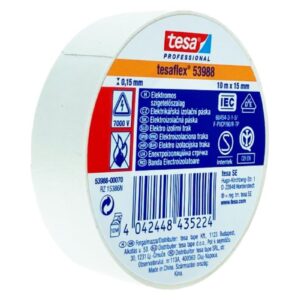 Páska elektroizolační PVC 53988, IEC, 10mx15mm, bílá
