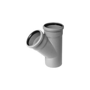 PVC odbočka HTEA 45° 40/40