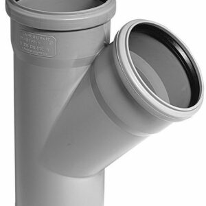 PVC odbočka HTEA 45° 50/40
