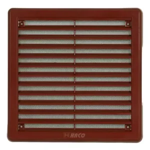 Mřížka větrací 200x200 Kh síťka-hnědá