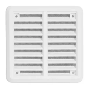 Mřížka větrací 100x100 Kb síťka-bílá
