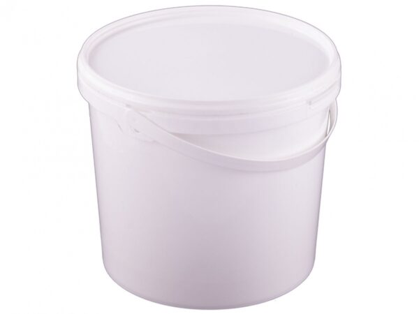 Vědro s víkem 5,6L - plast bílé VEN