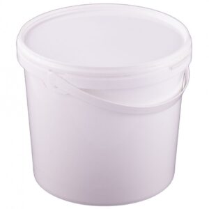 Vědro s víkem 15L - plast bílé VEN