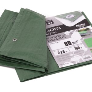 Plachta 2x8m ZELENÁ 80g VEN