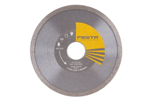 Kotouč řezný DIAMANT 115mm plný FESTA