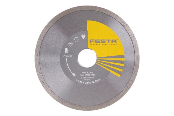 Kotouč řezný DIAMANT 125mm plný FESTA