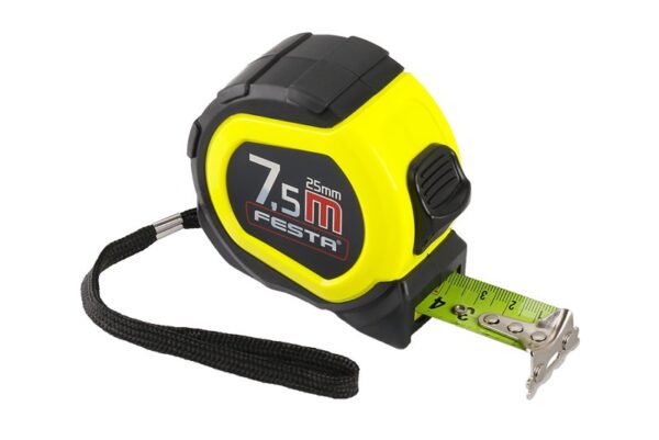 Metr svinovací 7,5m pogumovaný, magnet