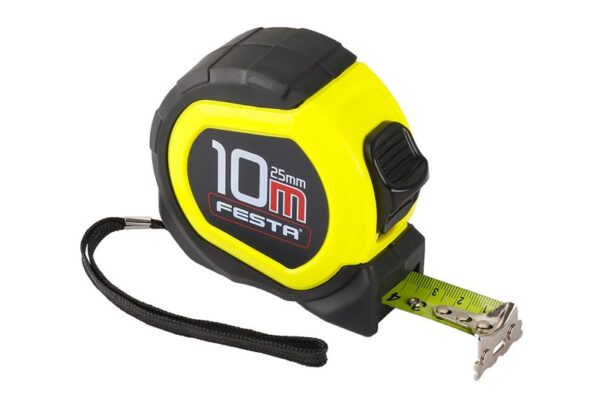 Metr svinovací 10m pogumovaný, magnet