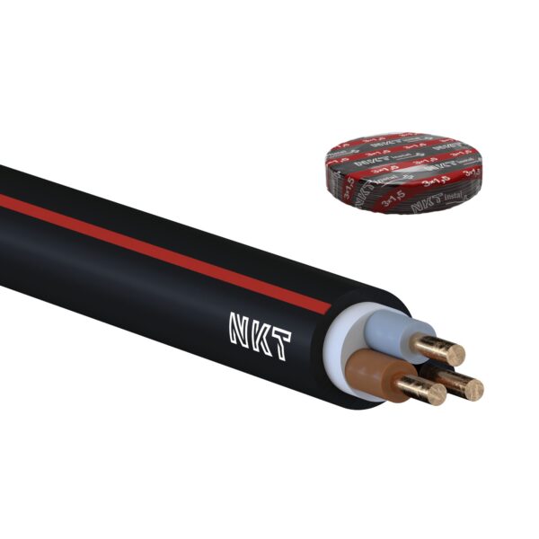 E-Kabel CYKY-O 3x1,5 (3Ax1,5)