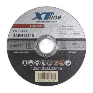 Kotouč řezný na ocel / nerez 125x1x22,2mm XTLINE