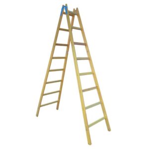 Žebřík Štafle dřevěné PROFI 8 příček, L=256,5cm,ENPRO