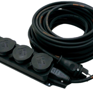 Kabel prodluž.5m/4zásuvky 1,5mm IP44 GUM