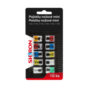 SHERON Pojistky nožové mini 10 ks