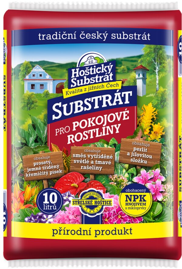 Substrát zahradnický Hoštický pro Pokoj.rostliny 10l