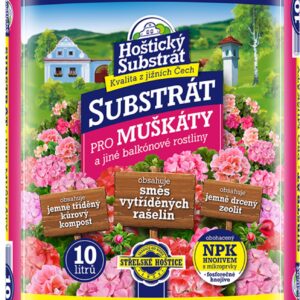 Substrát zahradnický Hoštický pro Muškáty 10l