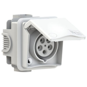 E-Zásuvka 16A/400V 5-pól.IP44 pod omít.
