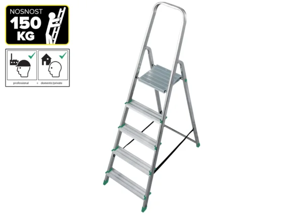 Schůdky AL Baupro 5p 100cm