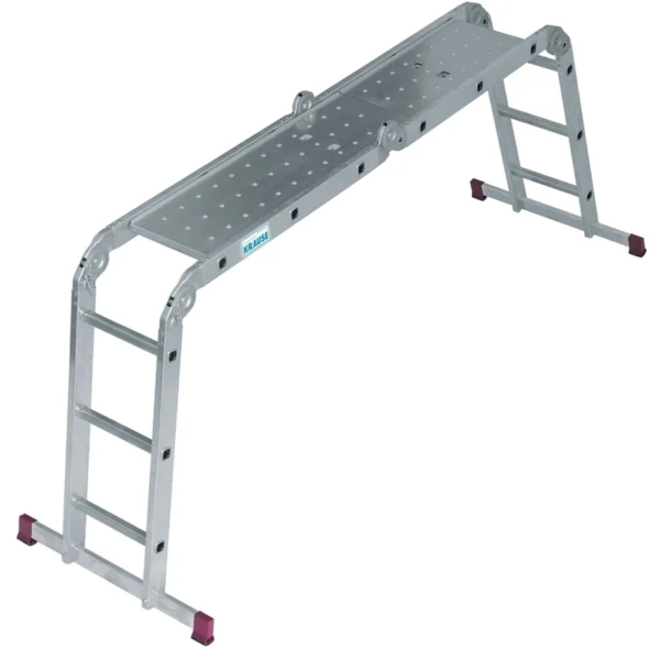 Žebřík AL, kloub.4x3 Multimatic s plošinou