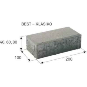 Best KLASIKO tl.4cm přírodní 19,44m2/pal