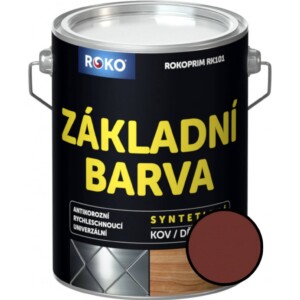 Nátěr Rokoprim základní ČERVENOHNĚDÁ 3,2l