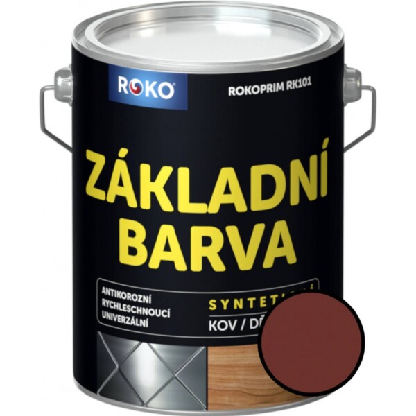 Nátěr Rokoprim základní ČERVENOHNĚDÁ 3,2l