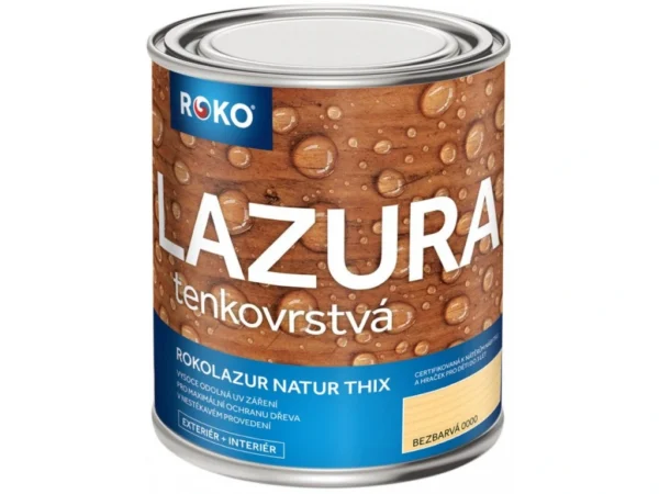 Nátěr Rokolazur 3l Dub Natur Thix