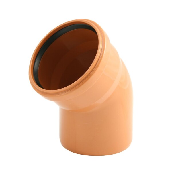 PVC koleno KGB 200/45°