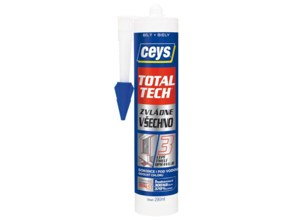 CEYS Lepidlo+tmel TOTAL TECH 290ml express bílá