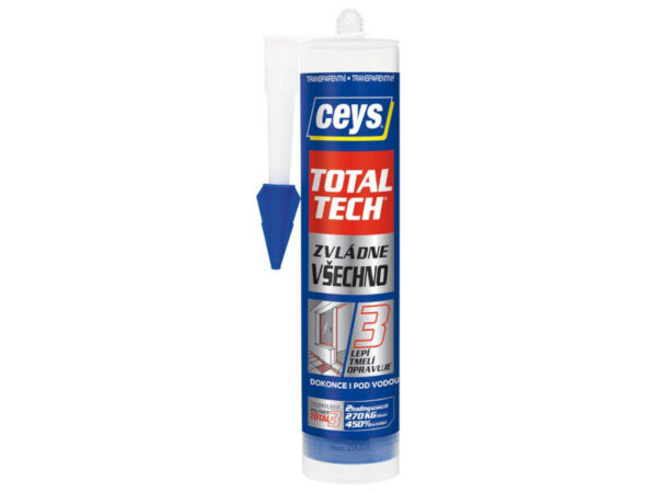 CEYS Lepidlo+tmel TOTAL TECH 290ml transparentní
