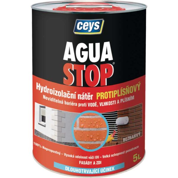 CEYS Nátěr hydroizolační protipl. Agua Stop 5L