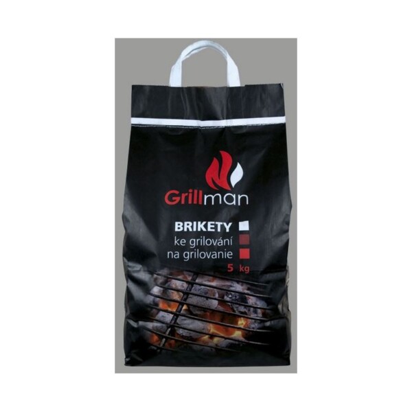 Brikety ke grilování  (5kg/bal) GRILLMAN